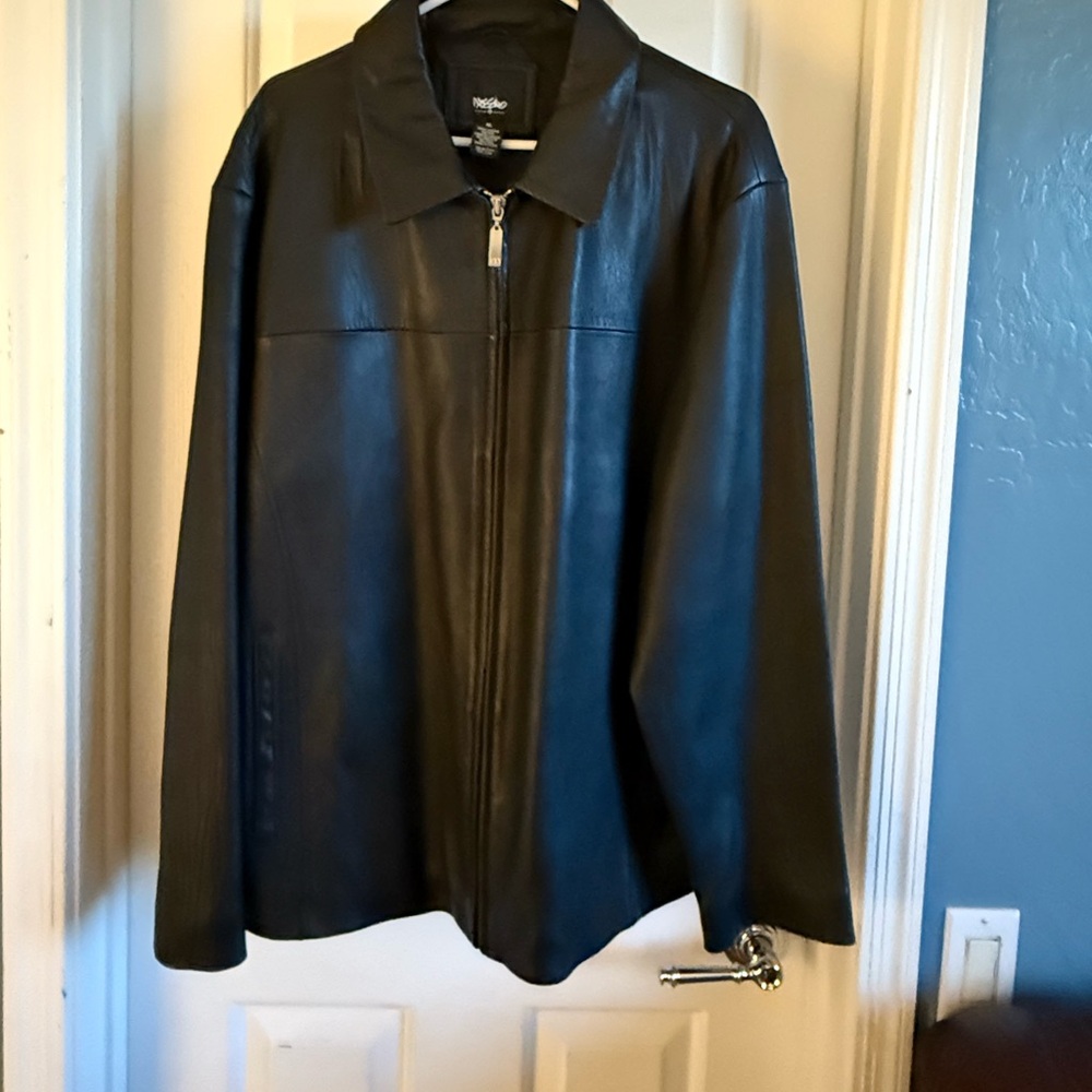 Mossimo Leather Coat XL